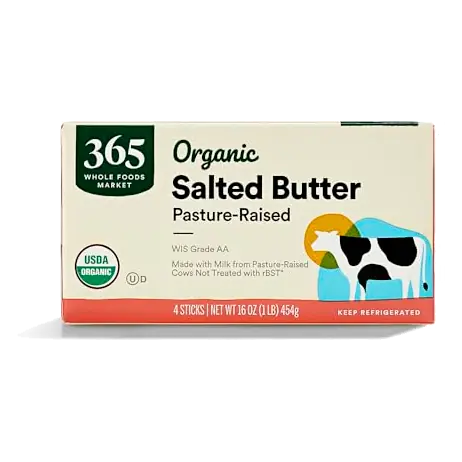 Organic Salted Butter, 16 OZ