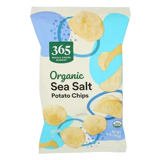 Organic Sea Salt Potato Chips, 5 OZ