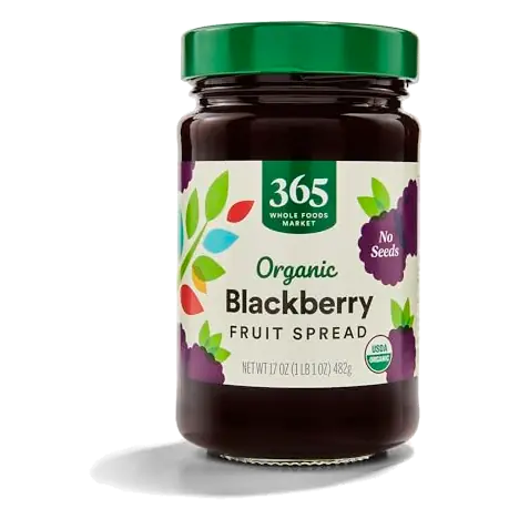 Organic Seedless Blackberry Fruit Spread, 17 OZ