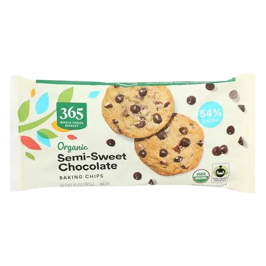 Organic Semi Sweet Chocolate Chips, 10 OZ
