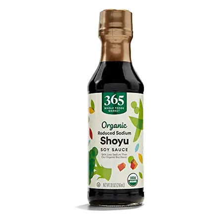 Organic Shoyu Soy Sauce Reduced Sodium, 10 OZ