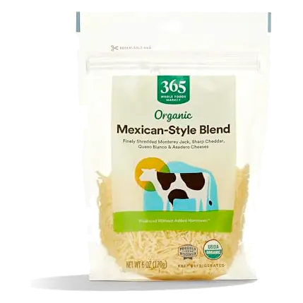Organic Shredded Mexican-Style Cheese Blend, 6 OZ