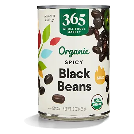 Organic Spicy Black Beans, 15 OZ
