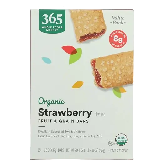 Organic Strawberry Fruit and Grain Bar 16 Count, 20.8 OZ