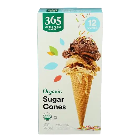 Organic Sugar Cone, 5 OZ