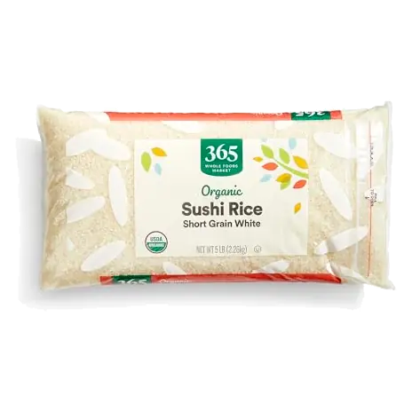 Organic Sushi White Short Grain Rice, 80 OZ