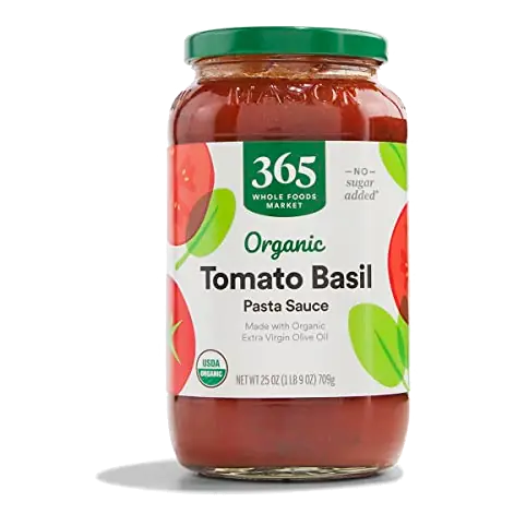 Organic Tomato Basil Pasta Sauce, 25 OZ