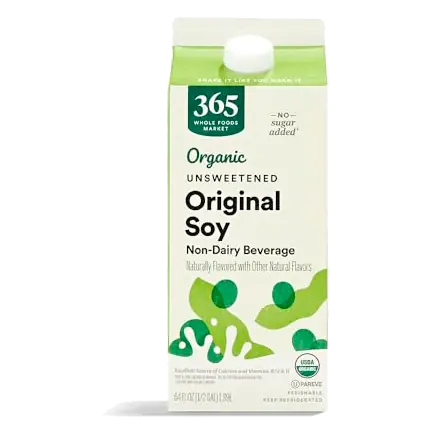 Organic Unsweetened Soymilk, 64 FZ