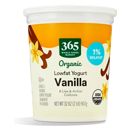 Organic Vanilla Low Fat Yogurt, 32 OZ