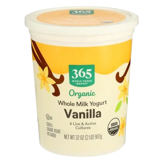 Organic Vanilla Yogurt, 32 OZ