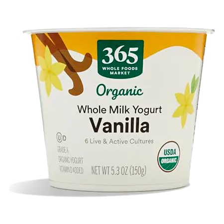 Organic Vanilla Yogurt, 5.3 OZ