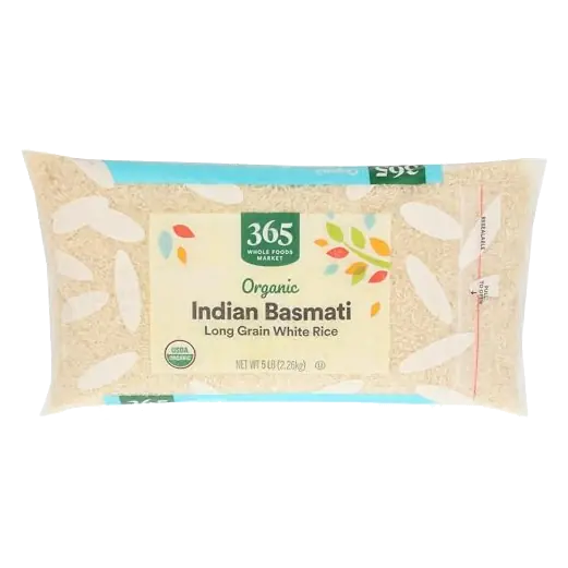 Organic White Basmati Rice, 80 OZ