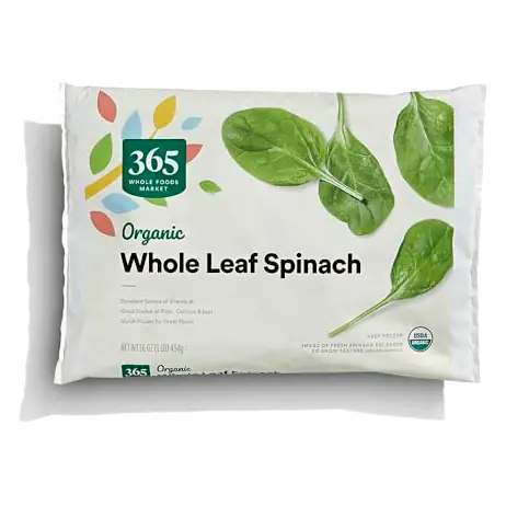 Organic Whole Leaf Spinach, 16 OZ