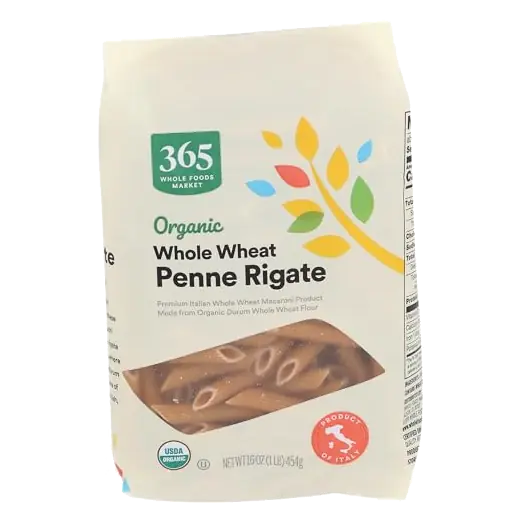 Organic Whole Wheat Penne Rigate, 16 OZ