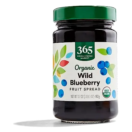 Organic Wild Blueberry Fruit Spread, 17 OZ