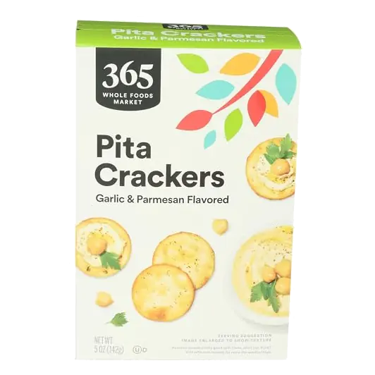 Parmesan & Garlic Pita Crackers, 5 OZ