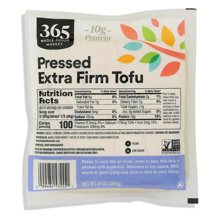 Pressed Extra Firm Tofu, 14 OZ
