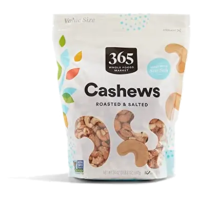Roasted & Salted Cashews Value Size, 24 OZ