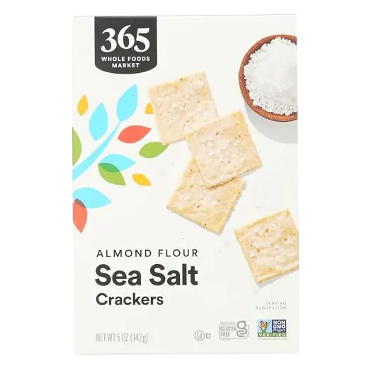 Sea Salt Almond Flour Crackers, 5 OZ