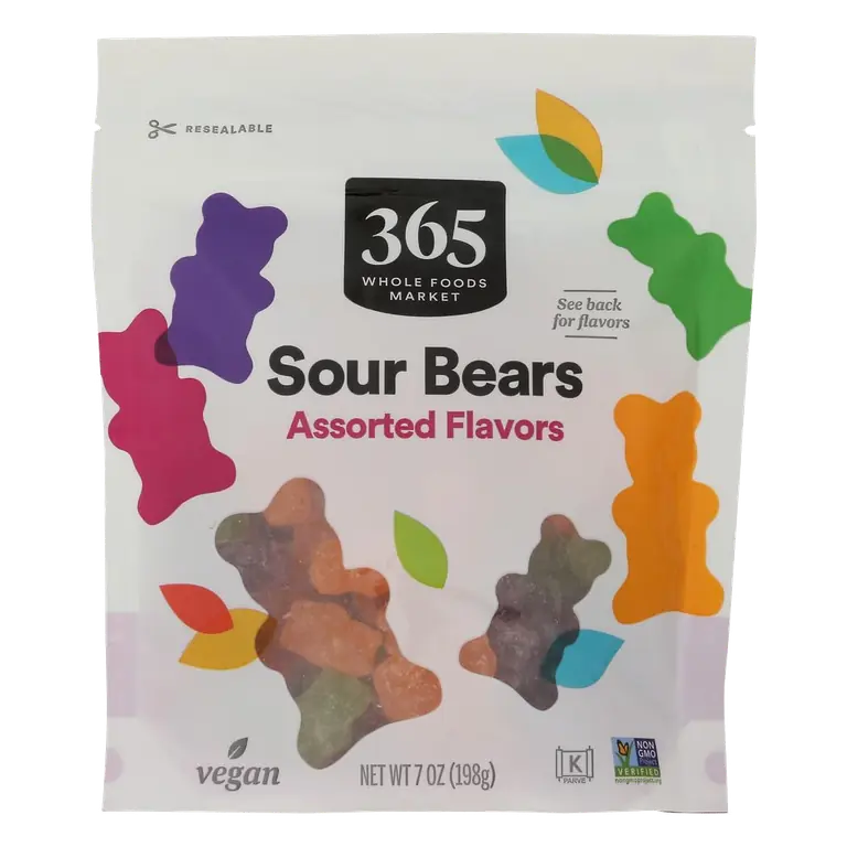 Sour Gummy Bears, 7 OZ