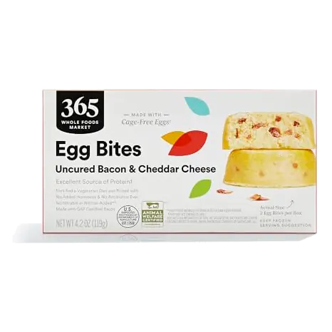 Uncured Bacon & Cheddar Egg Bites, 4.2 OZ