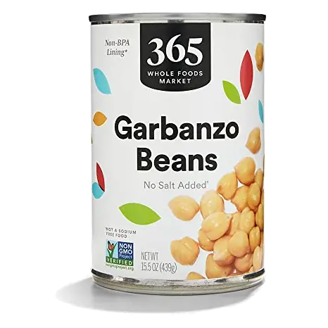Unsalted Garbanzo Beans, 15.5 OZ