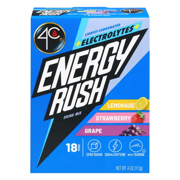 Energy Rush Hydration/Electrolyte Variety Pack Drink Mix Packets - 18ct