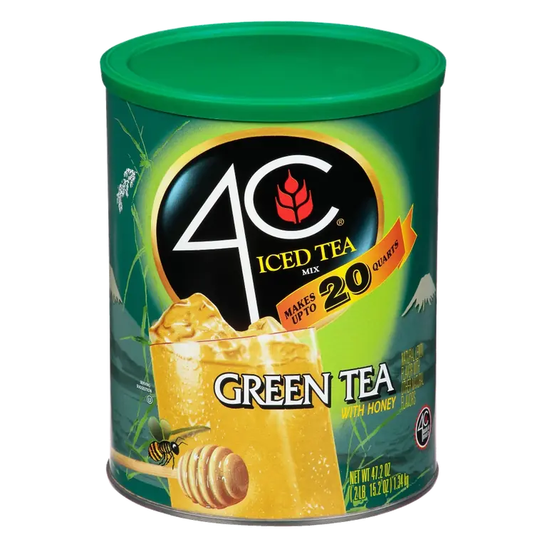 Green Tea Iced Tea Mix, Honey; Lemon