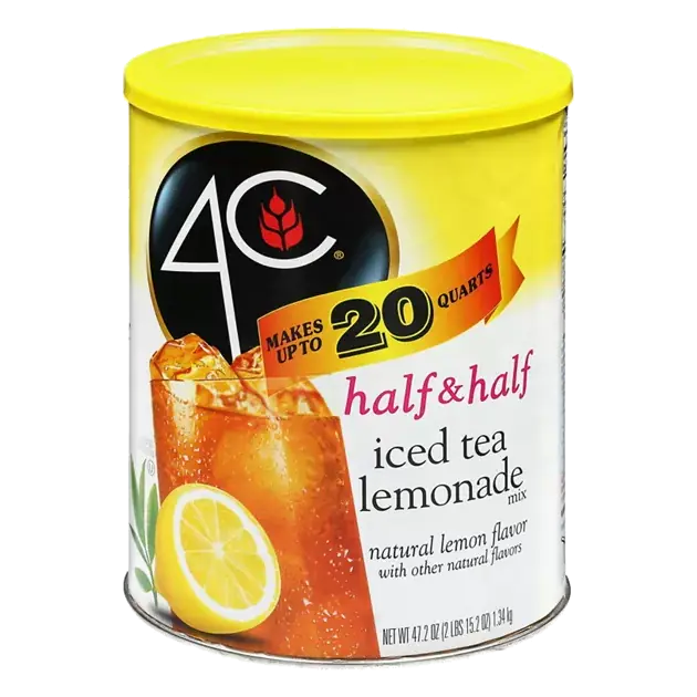 Half & Half Natural Lemon Flavor Iced Tea Lemonade Mix