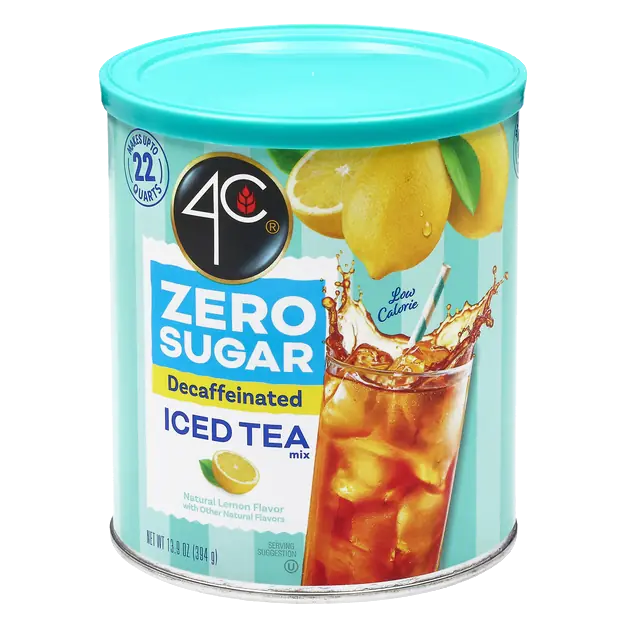 Zero Sugar Decaffeinated Lemon Flavor Iced Tea Mix