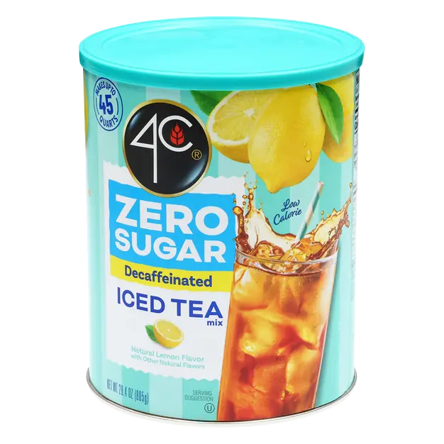 Zero Sugar Decaffeinated Natural Lemon Flavor Iced Tea Mix