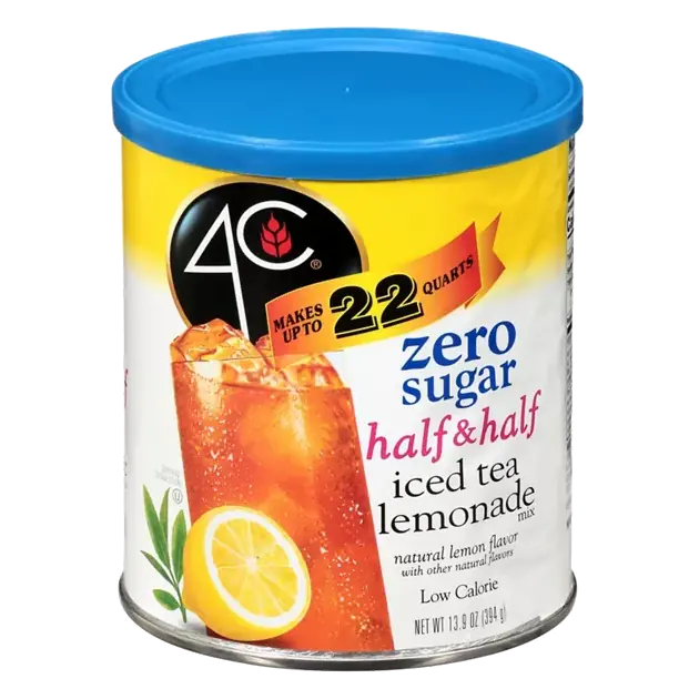 Zero Sugar Half & Half Natural Lemon Flavor Iced Tea Lemonade Mix