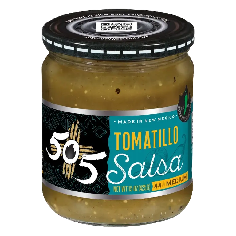 505 Southwestern Medium Heat Tomatillo Salsa, 15oz