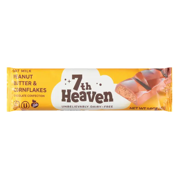 Dairy Free Peanut Butter/Cornflakes Oatmilk Chocolate Candy Bar