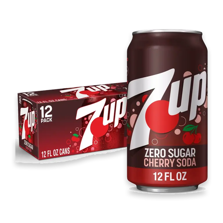 Cherry Flavored Caffeine-Free Zero Sugar Soda Cans