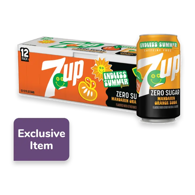 Mandarin Orange Zero Sugar Endless Summer Limited Edition Soda Cans