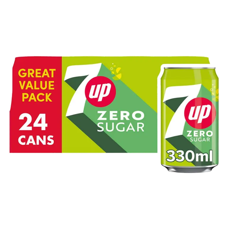 Zero Sugar Free Lemon & Lime Cans 24x330ml