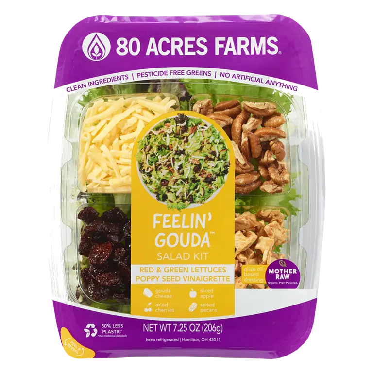 Feelin' Gouda Red & Green Lettuces Poppy Seed Vinaigrette Salad Kit
