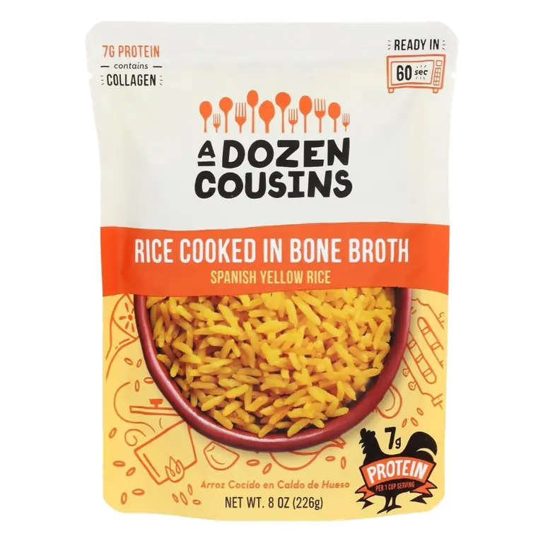 Cooked in Bone Broth Spanish Yellow Rice