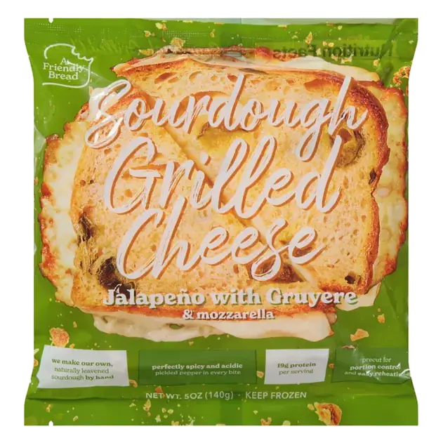 Sandwich, Jalapeno with Gruyere & Mozzarella, Grilled Cheese