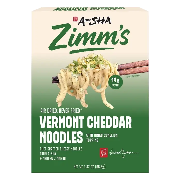 A-Sha Foods USA Zimm's Vermont Cheddar Noodles, 3.37oz