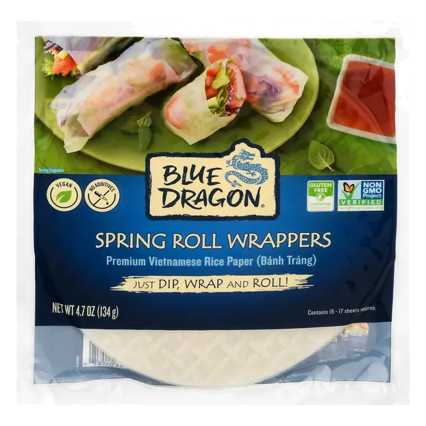Blue Dragon Spring Roll Wrapper 4.7 oz
