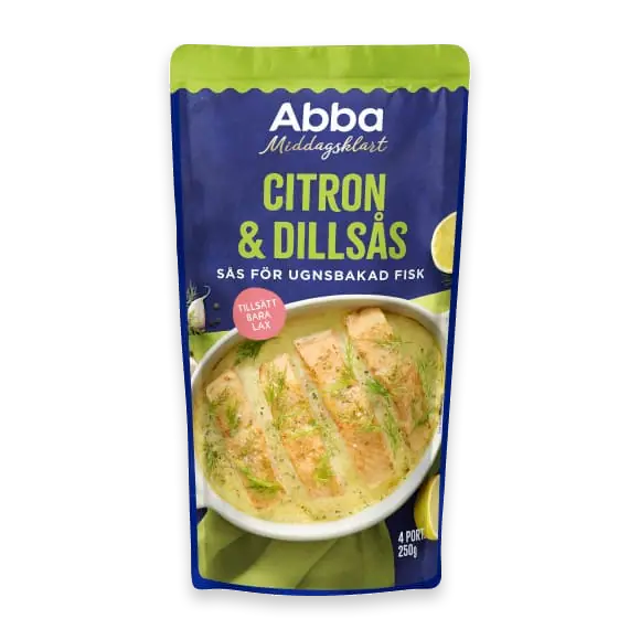 Citron & Dill Sås Ugnsbakad Fisk 4 Port