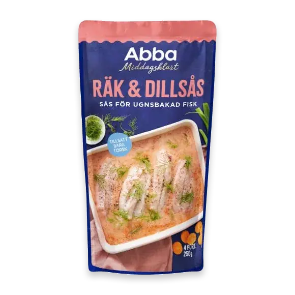 Räk & Dillsås För Ugnsbakad Torsk 4 Port