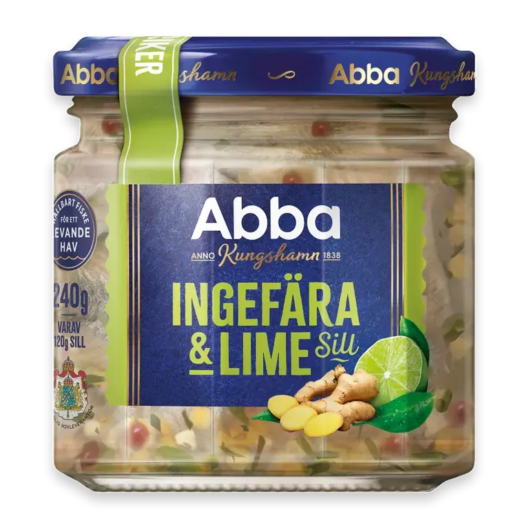 Sill ingefära & lime 240g