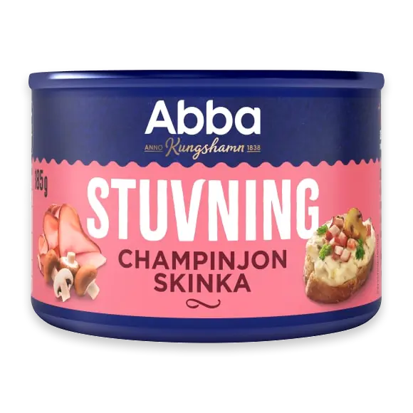 Stuvning Champinjoner Skinka