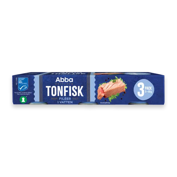 Tonfisk Vatten 3x95g