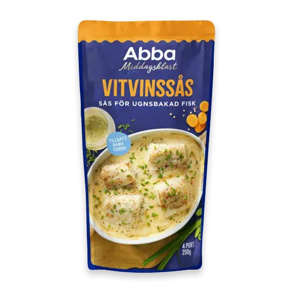 Vitvinssås För Ugnsbakad Torsk 4 Port