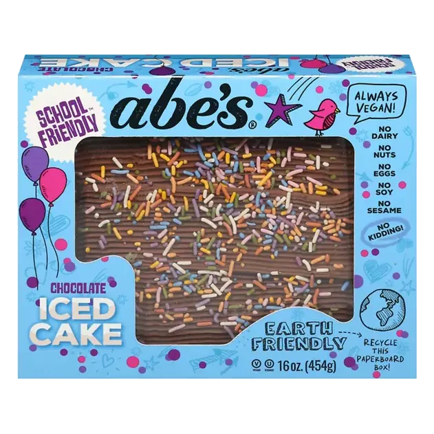 School Friendly Chocolate Iced Cake