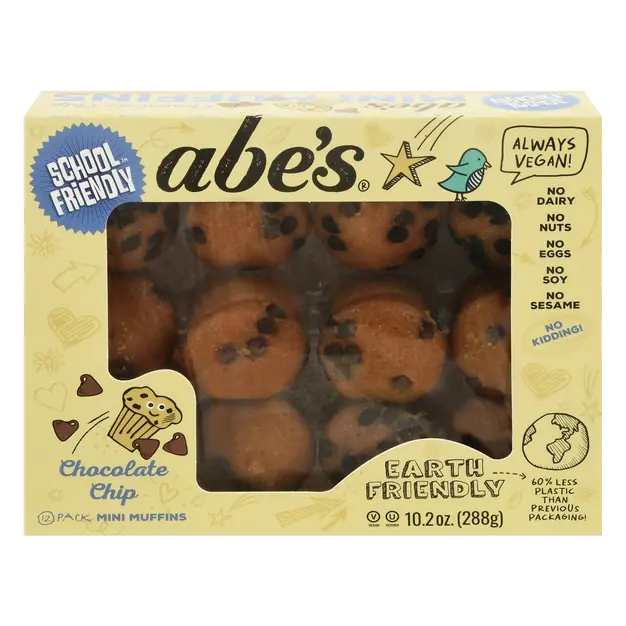 Vegan Chocolate Chip Mini Muffins - 12 ct